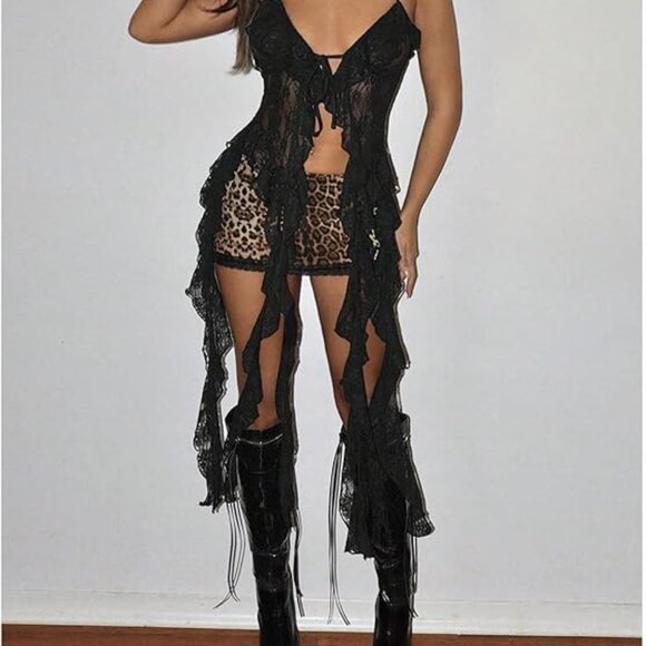 Cami Tops Black - Picture 4 of 5